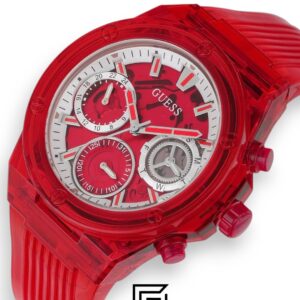 ⁦Guess GW0438L4 Red Dial Women's Watch⁩ - الصورة ⁦4⁩