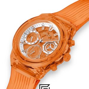 ⁦Guess GW0438L5 Orange Dial Women's Watch⁩ - الصورة ⁦5⁩
