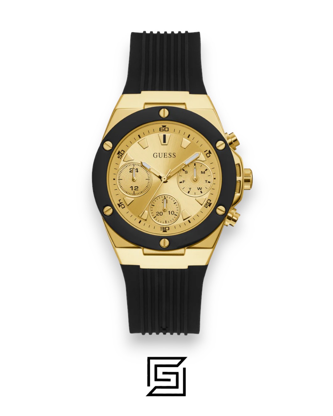 Guess GW0030L2 Gold Dial Watch