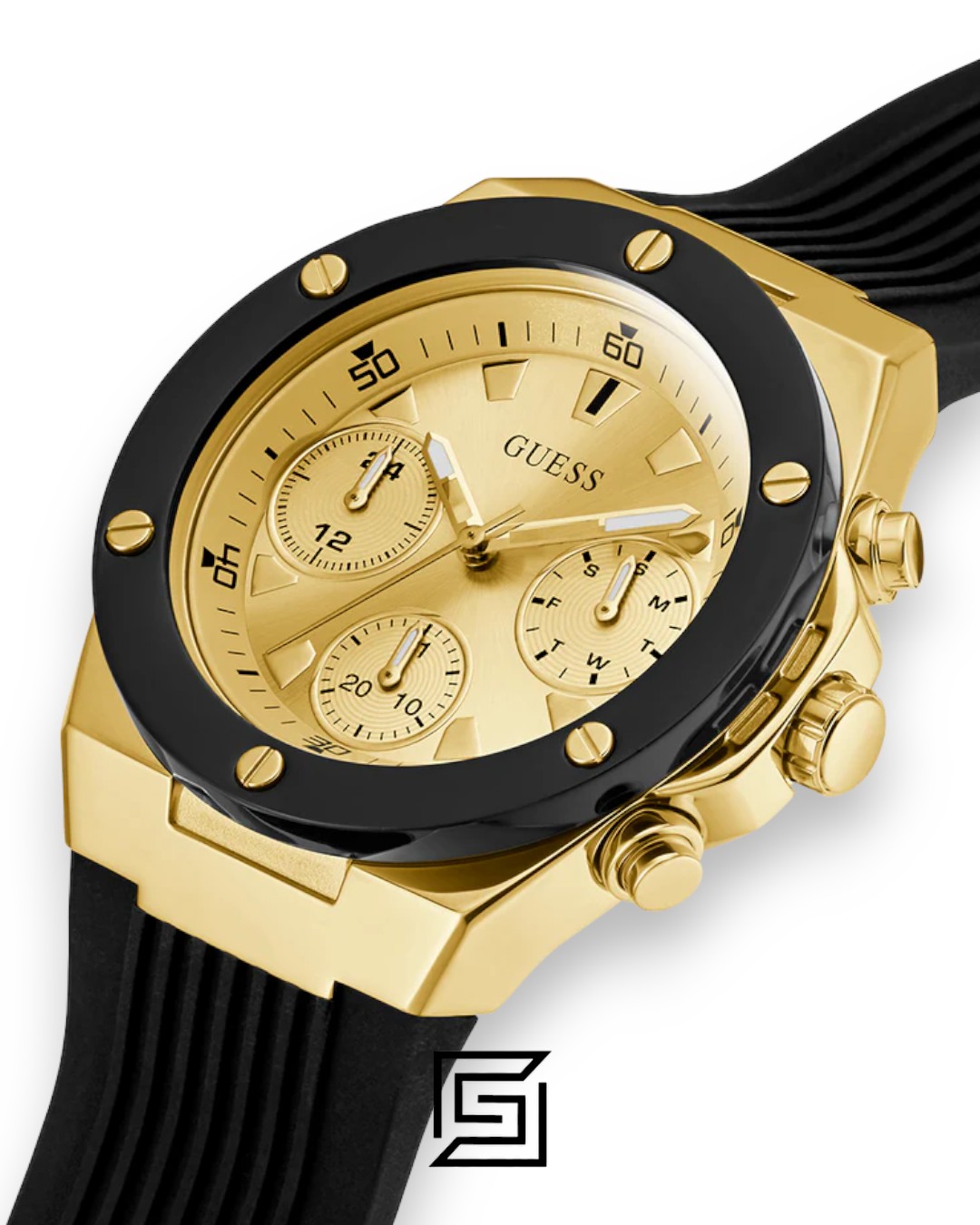 Guess GW0030L2 Gold Dial Watch - Image 3