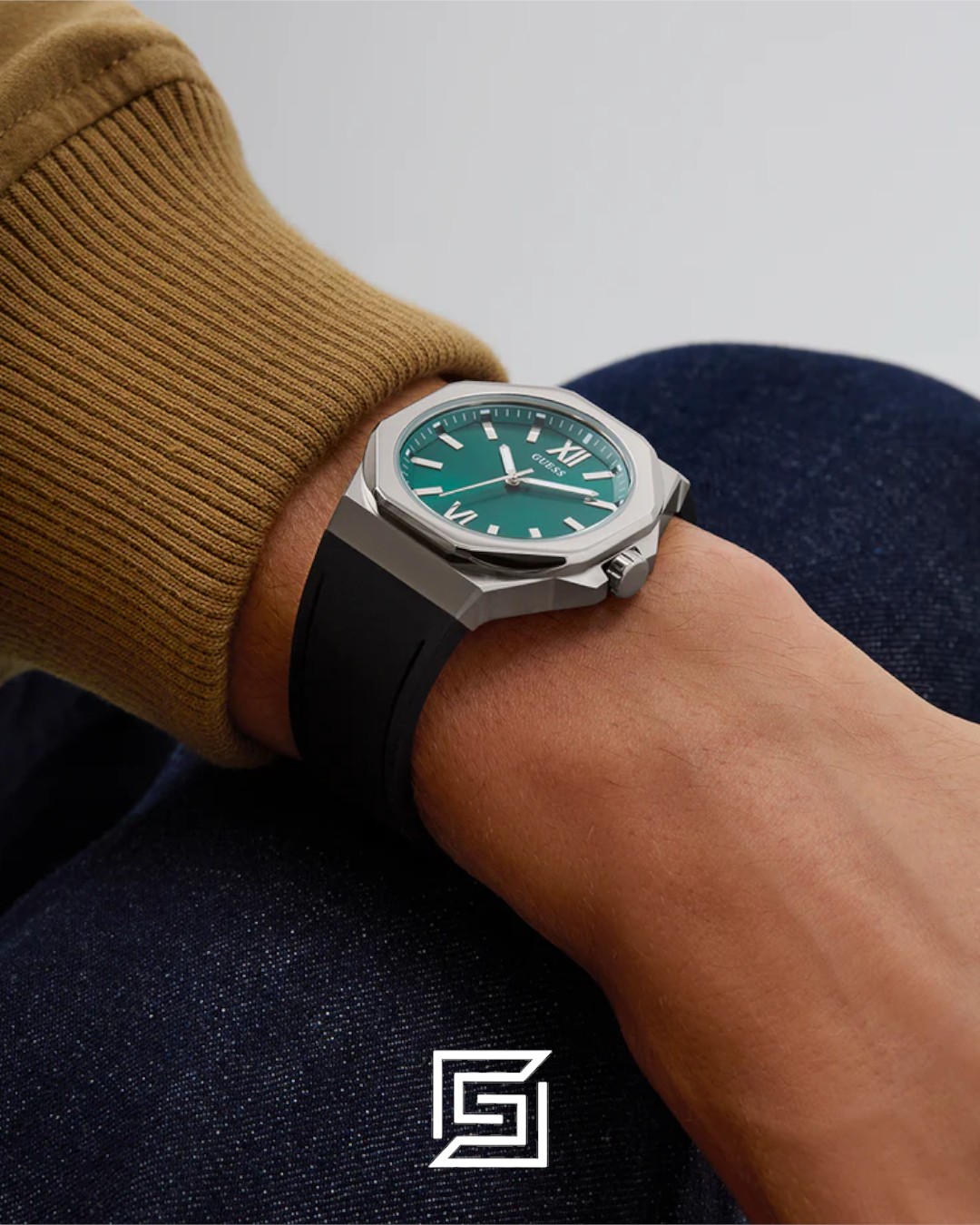 Guess GW0850G1 Green Dial Watch - Image 7