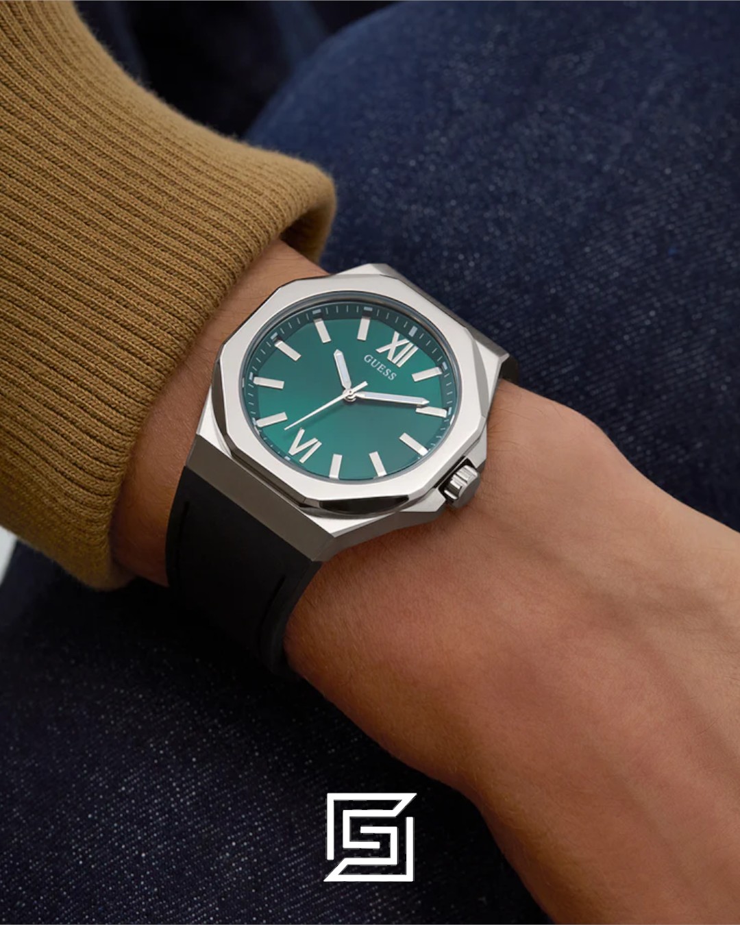 Guess GW0850G1 Green Dial Watch - Image 8
