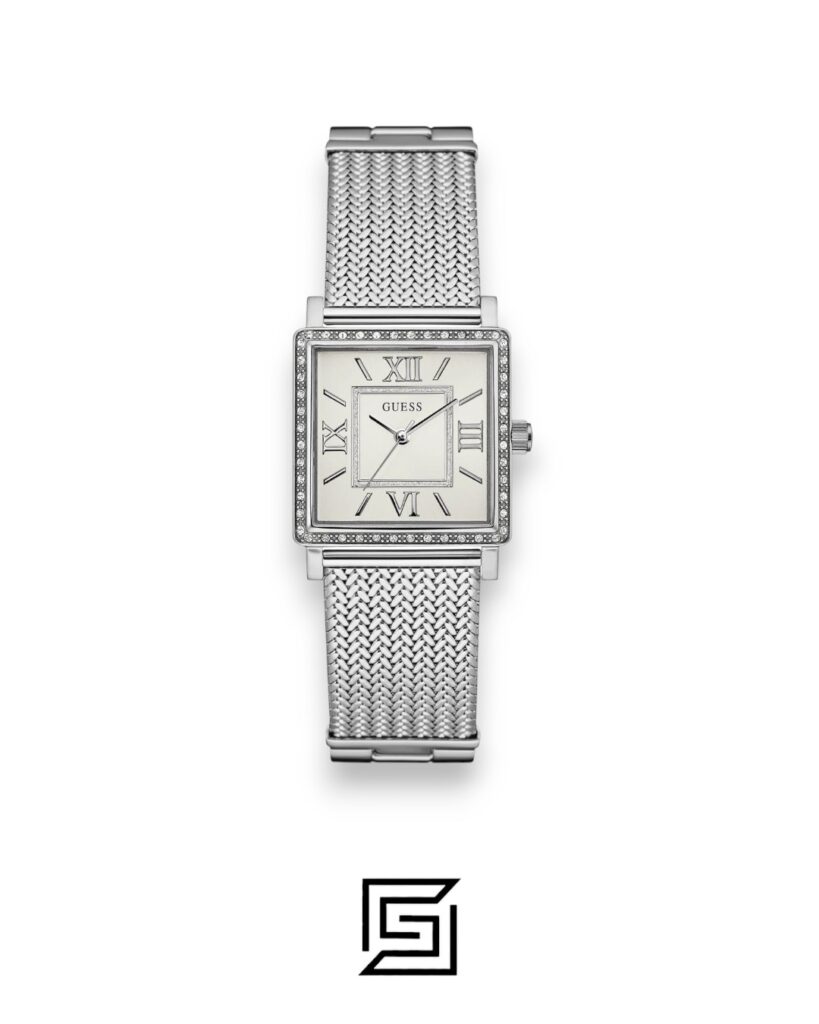 Guess W0826L1 Silver Dial Watch