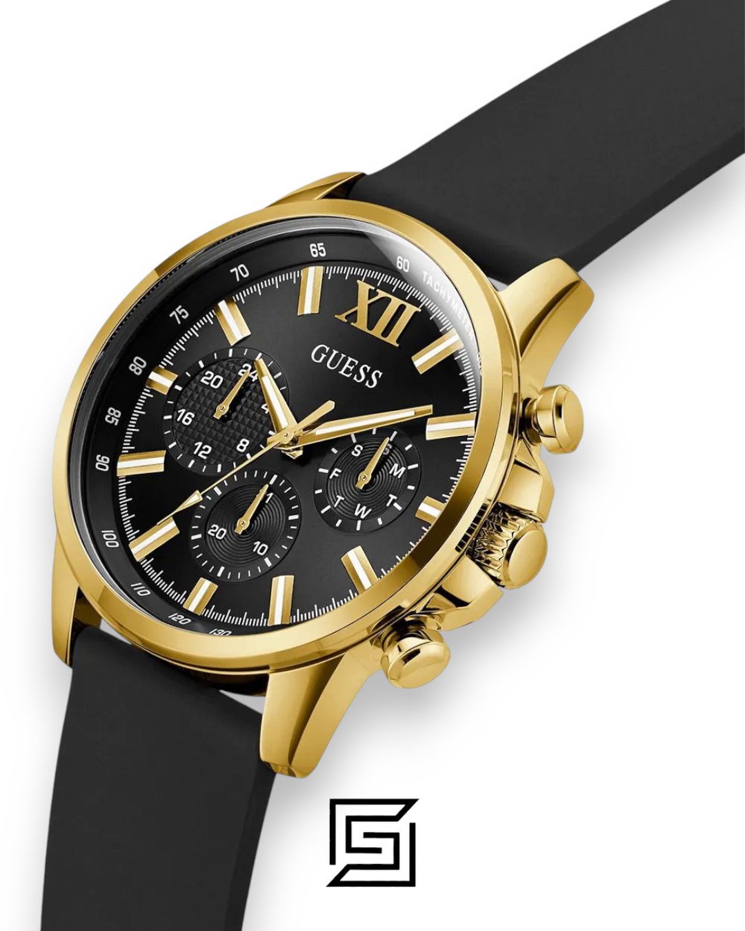Guess GW0913G2 Gold Case Black Dial Watch - Image 3