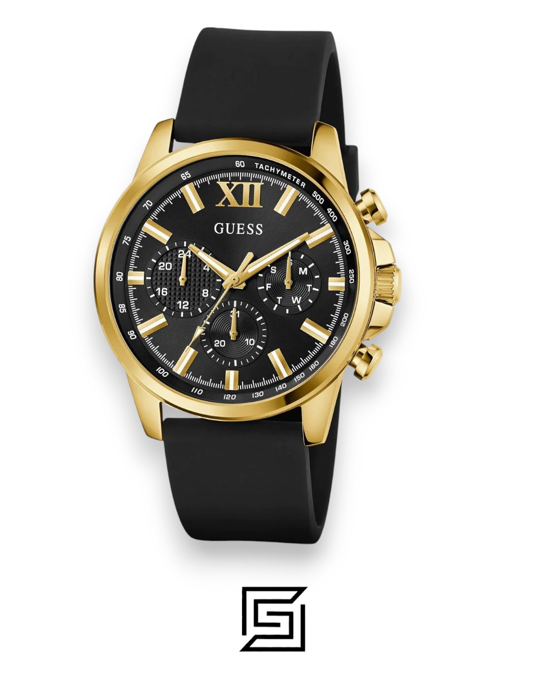 Guess GW0913G2 Gold Case Black Dial Watch - Image 2