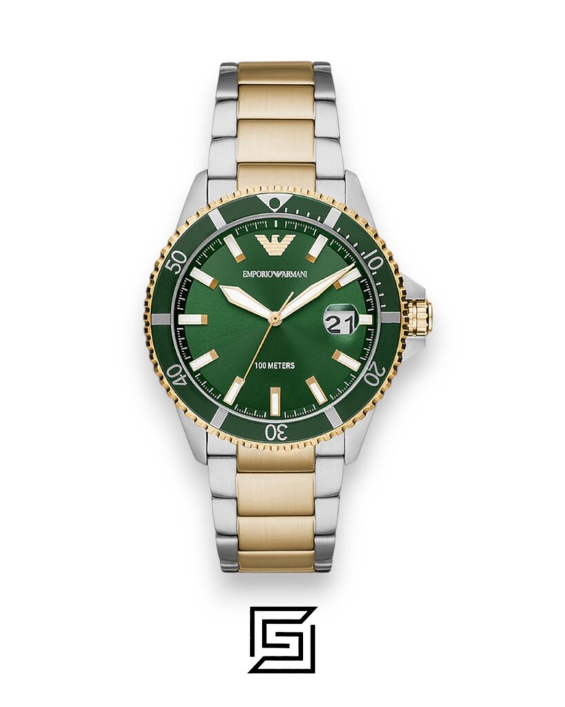 Armani AR80063 Green Dial Watch