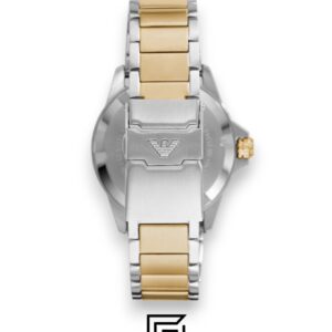 Armani AR80063 Two-Tone Stainless Steel Green Dial Men's Watch - Image 3