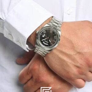 Guess GW0265G1 Men's Silver Stainless Steel Black Dial Watch - Image 3