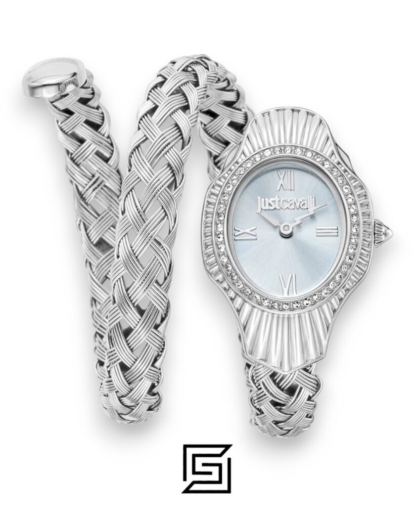Just Cavalli Silver Dial Watch